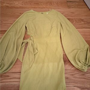 Olive Green Short Formal Dress